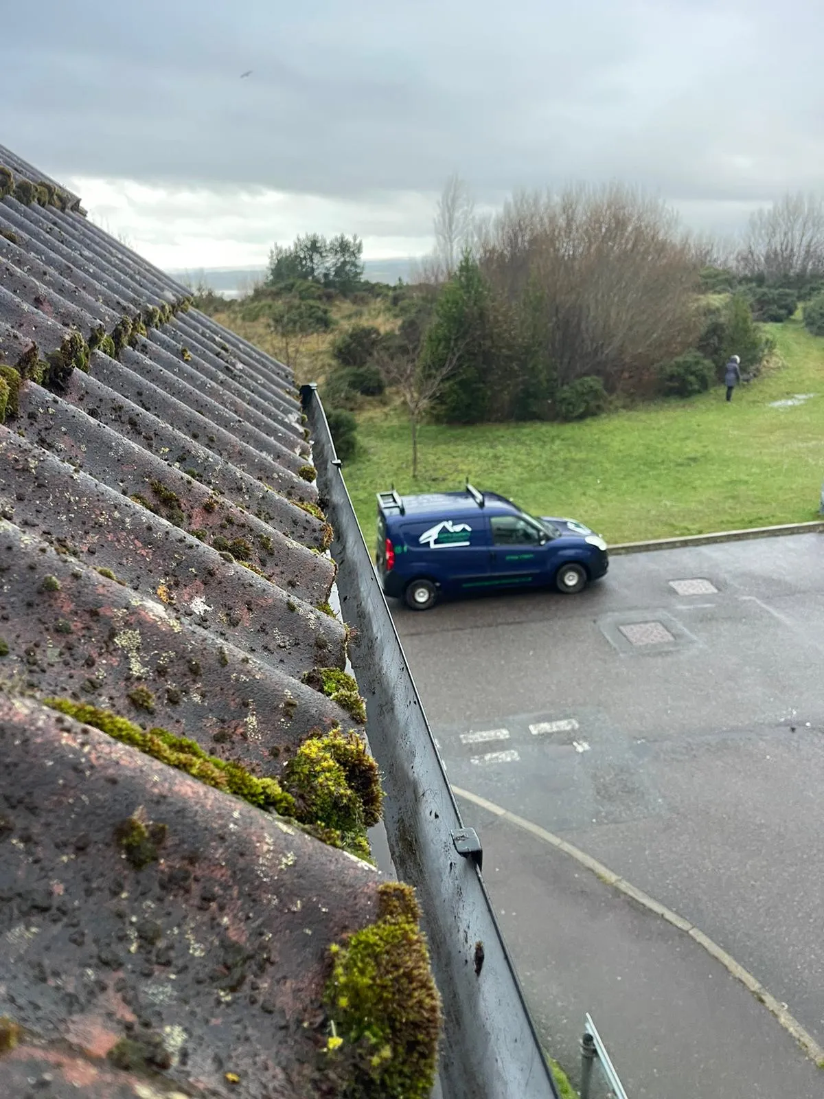 Professional gutter cleaning services available in Huntly